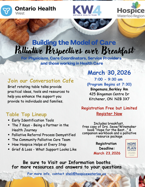 Palliative Perspectives event